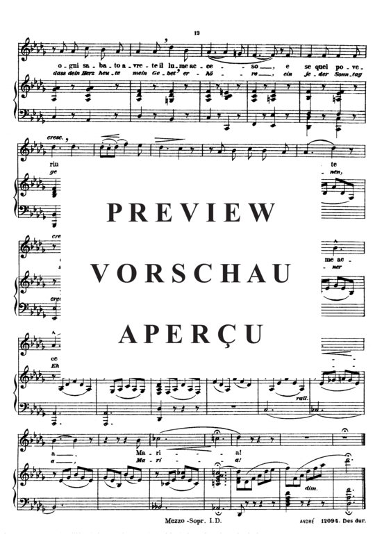 Product gallery: Page 4 of 4 Ogni sabato avrete il lume acceso, Sieber Ferdinand, Medium Voice and Piano