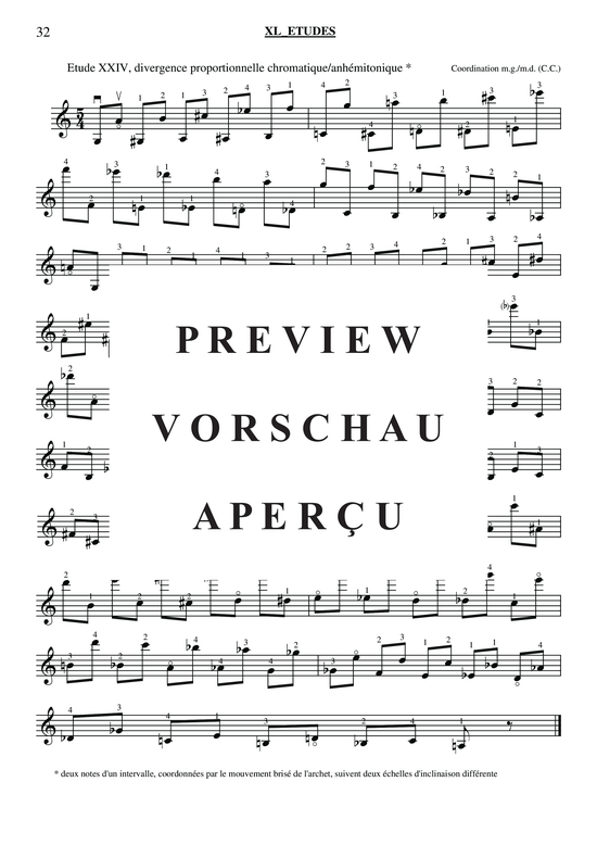 gallery: 40 Études for Violin , , (Geige Solo)