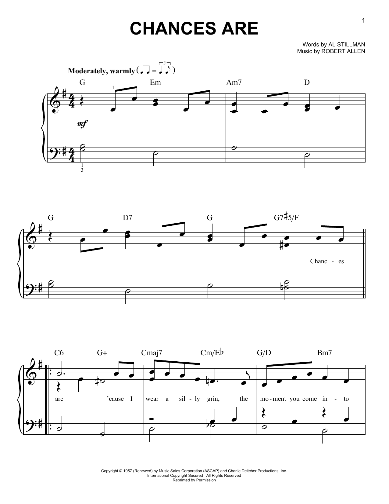 Produktbild zu:  Chances Are - Johnny Mathis