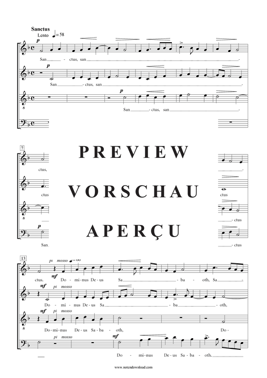 Product gallery: Page 17 of 21 Messe , , (Mixed choir SAATB)