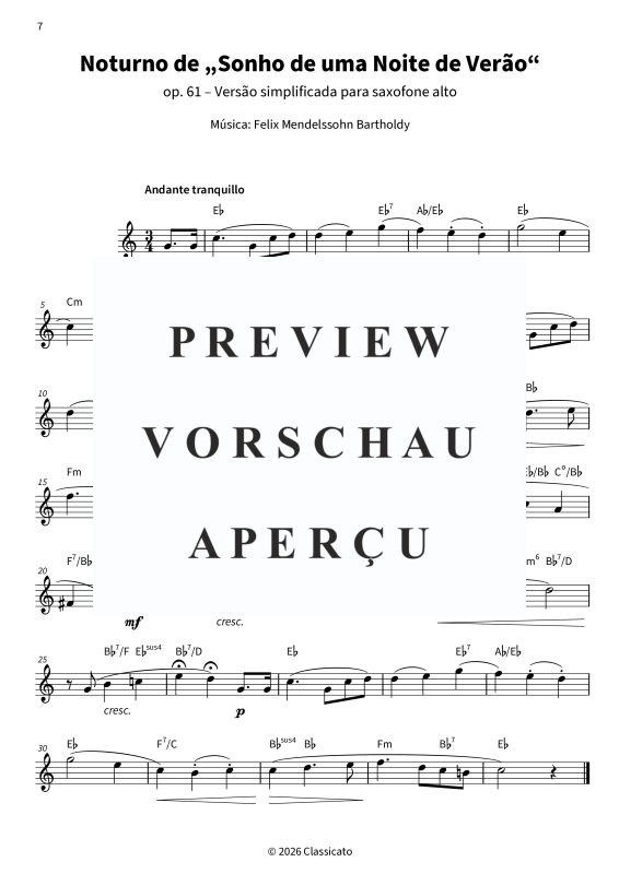 Produktgalerie: Seite 9 von 11 Sons suaves no saxofone alto - Devaneios e clássicos delicados - Versões simplificadas, , Altsaxophon in Es