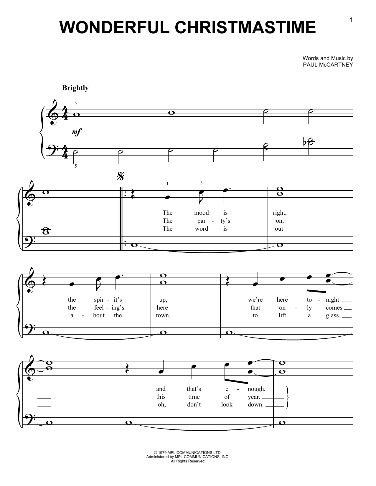 Product gallery: Page 1 of 1 Wonderful Christmastime, Paul McCartney