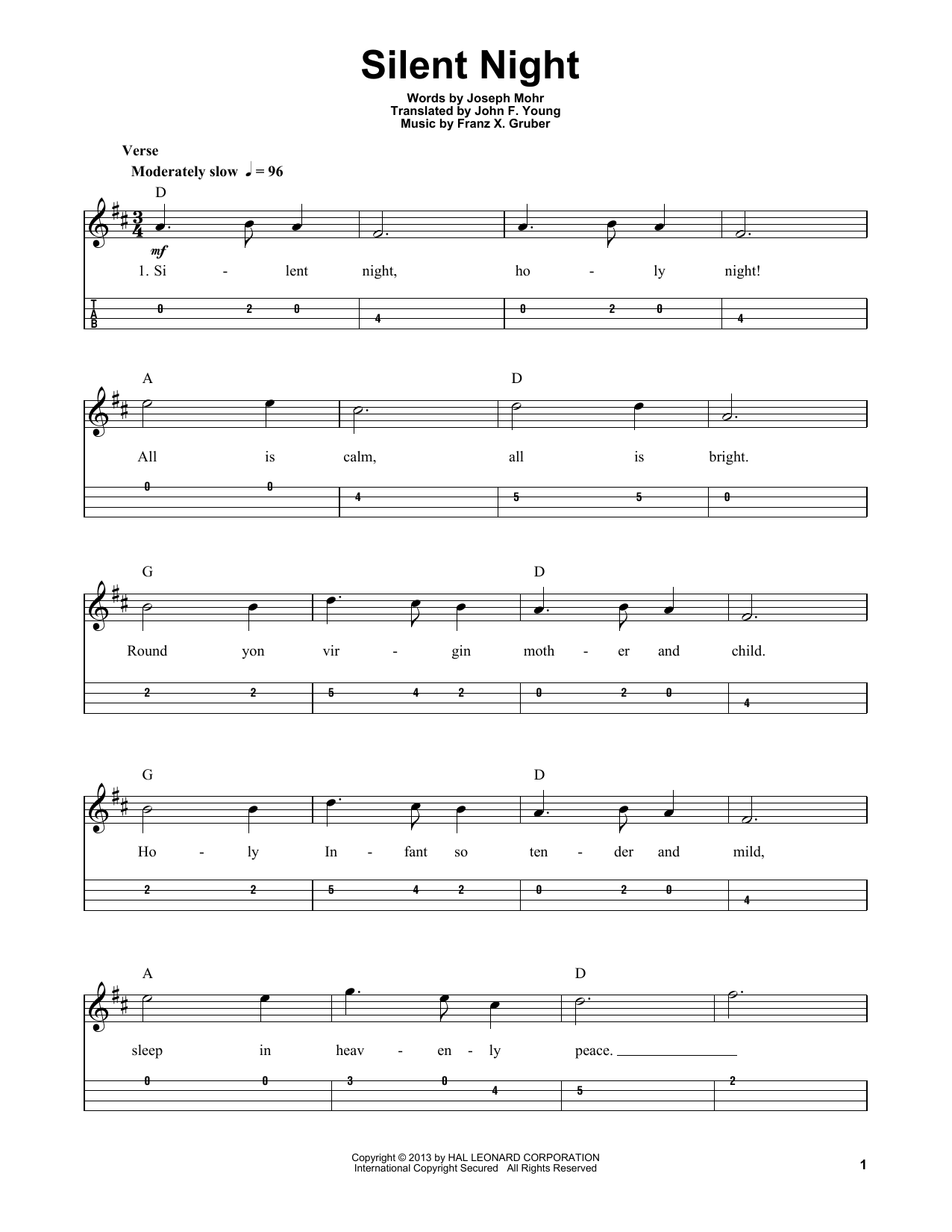 Produktbild zu: Silent Night