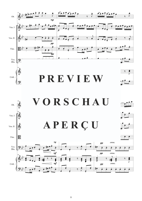 Produktgalerie: Seite 9 von 11 Concerto No.11 in B-Dur Op.9, , Oboe Solo, Streicher Ensemble und Cembalo