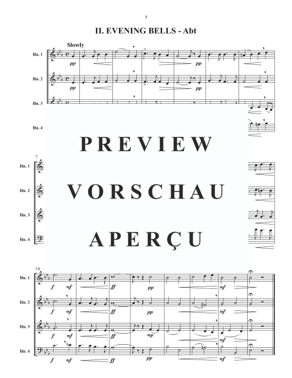 Product gallery: Page 5 of 11 Three Songs, , Horn Quartet