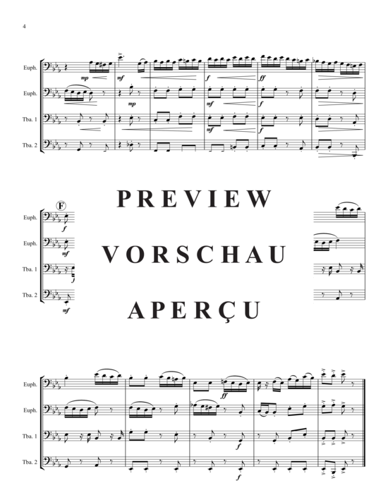 Product gallery: Page 5 of 11 Overture Miniature , , (2x Baritone, 2x Tuba)