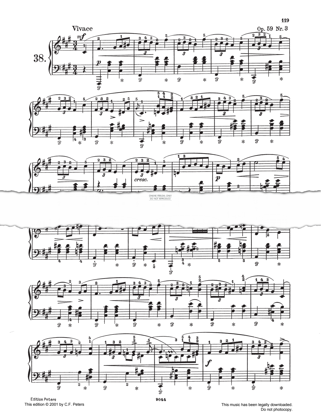 Produktbild zu: Mazurkas Op. 59 No. 3