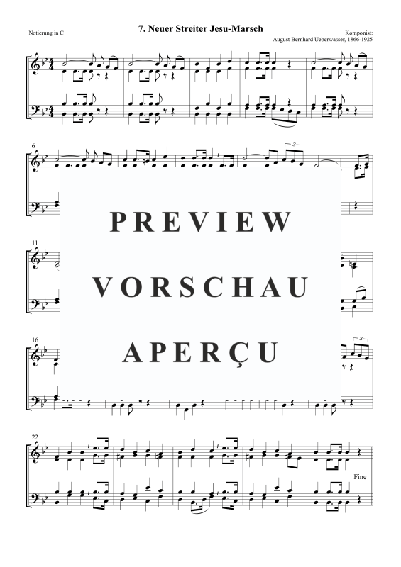 Produktgalerie: Seite 2 von 5 Neuer Streiter Jesu-Marsch, , Posaunenchor