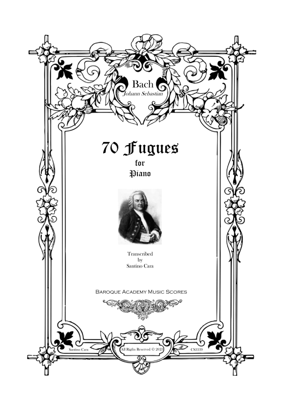 cover: 70 Fugen für Klavier - Complete Scores, , Solo Piano