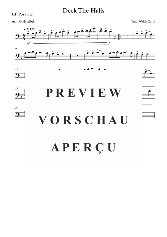 Produktgalerie: Seite 7 von 8 Deck The Halls, , (Blechbläserquartett)