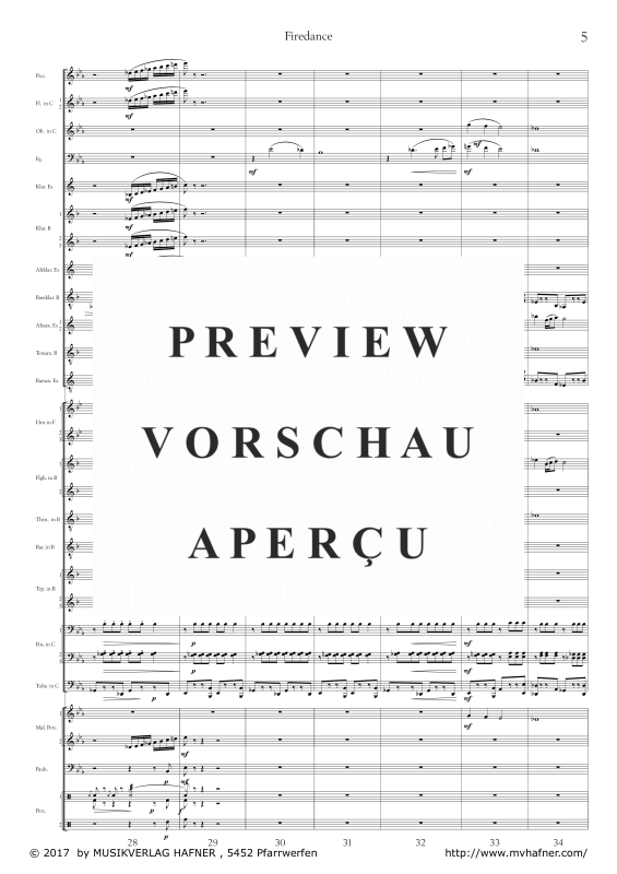 Product gallery: Page 10 of 11 Firedance, , (large wind orchestra)