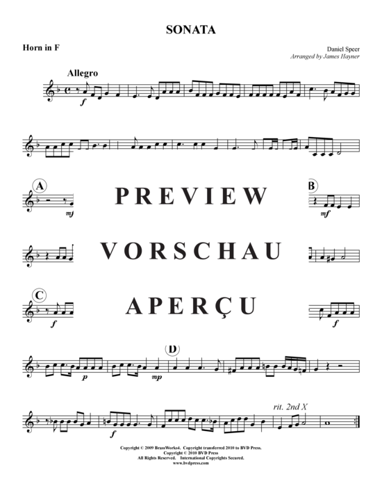 Produktgalerie: Seite 4 von 8 Sonata , , (Blechbläserquintett)