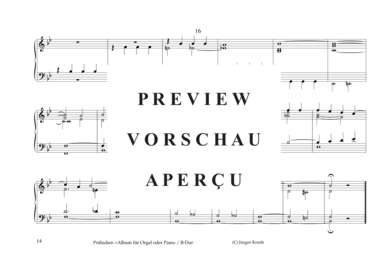 gallery: Präludien =Album für Orgel oder Piano , , (B-Dur)