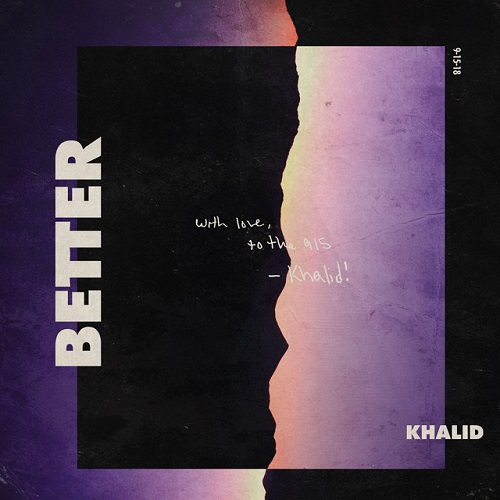 cover: Better, Khalid, Gesang, Gitarre, Klavier
