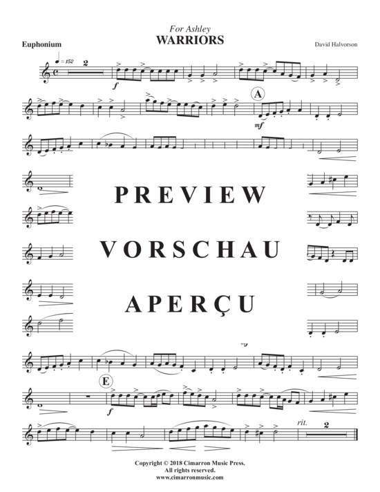 Product gallery: Page 8 of 8 Warriors , , (euphonium + piano)