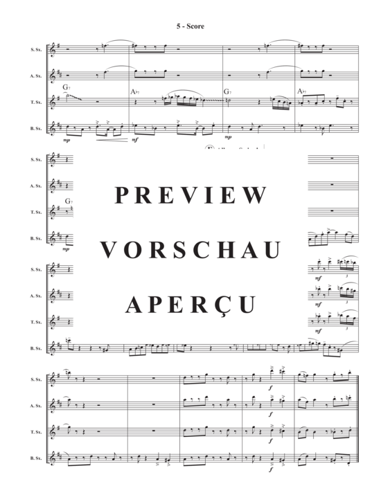 Product gallery: Page 7 of 19 Fort Worth Funk , , (Saxophone Quartet SATB)