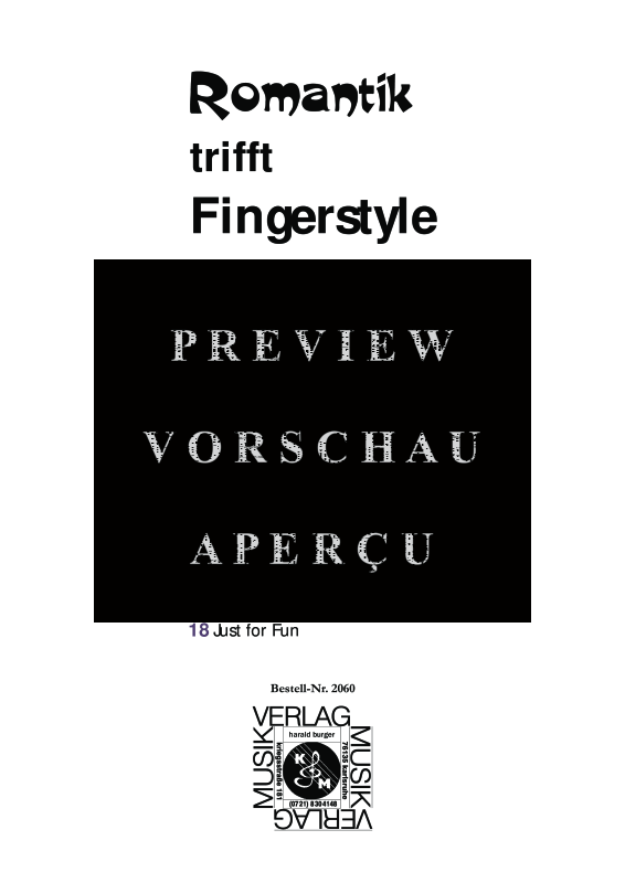 Produktgalerie: Seite 4 von 11 Romantik trifft Fingerstyle, , Gitarre Solo