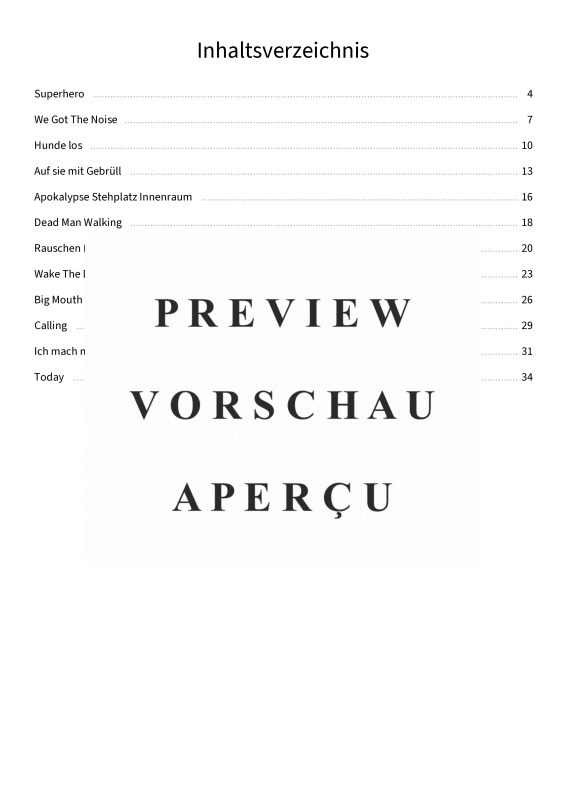 Produktgalerie: Seite 5 von 11 Punkrock-Rebellen - Donots Leadsheets für die Bühne, Donots, Gesang & Akkorde