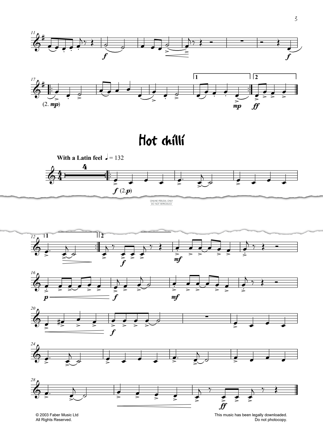 Produktgalerie: Seite 1 von 1 Hot chilli (from 'Really Easy Jazzin' About'), Pam Wedgwood, Klavier, Trompete