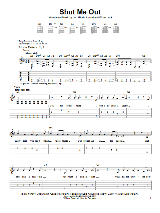 Product gallery: Page 1 of 1 Shut Me Out, Kutless