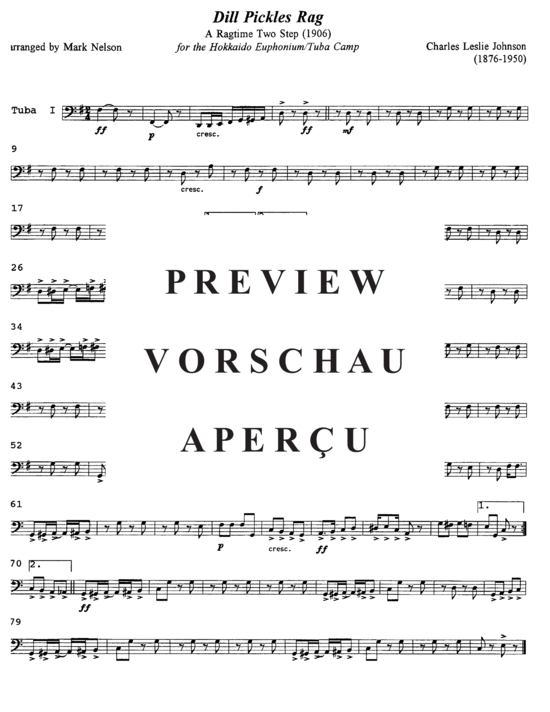 Product gallery: Page 12 of 13 Dill Pickles Rag , , (Tuba Quartett EETT)