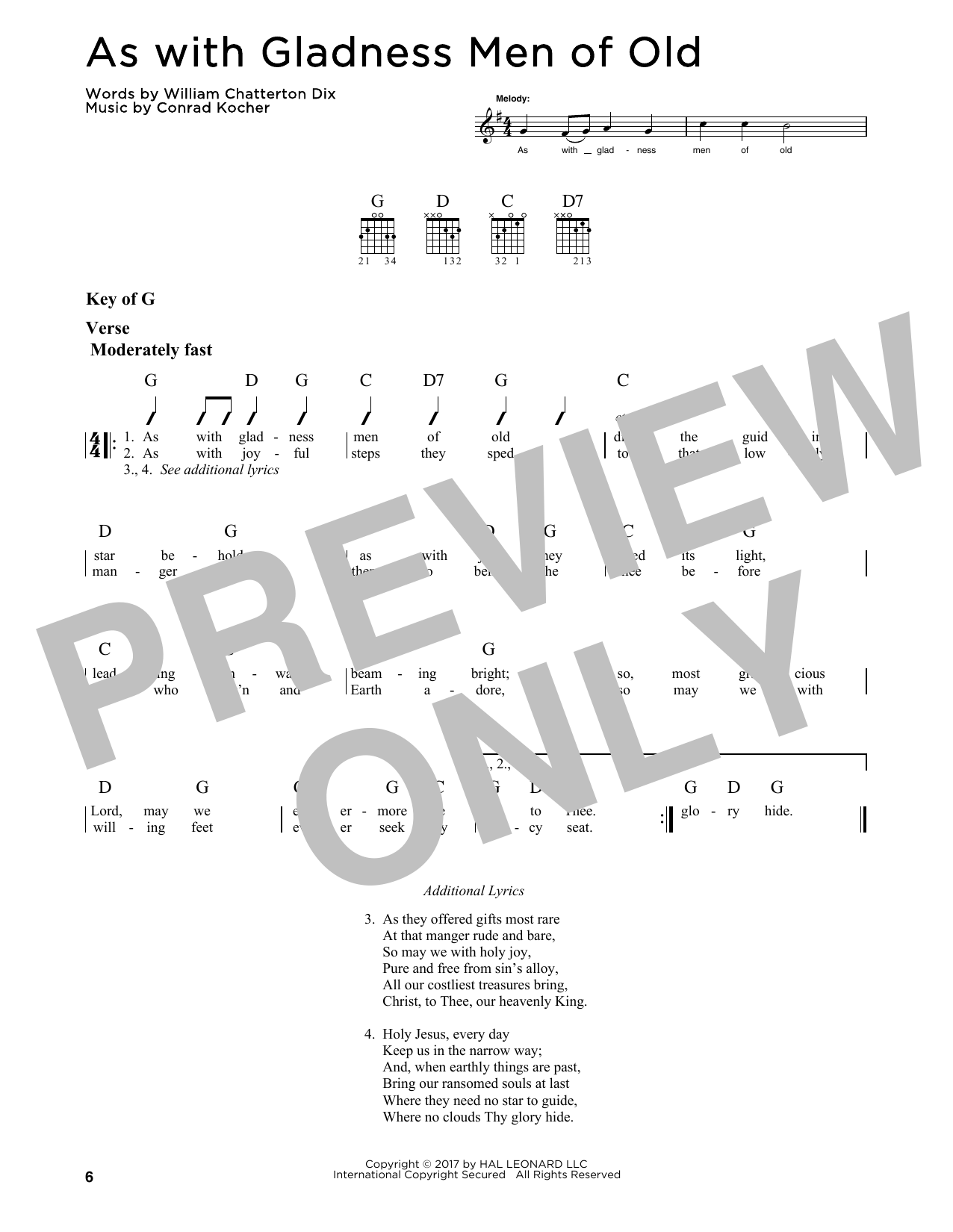 Product gallery: Page 1 of 1 As With Gladness Men Of Old, Conrad Kocher