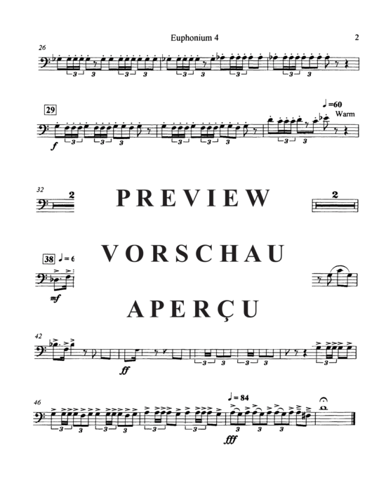 Produktgalerie: Seite 21 von 21 Solemn and Heroic Processional , , (Tuba Ensemble EEEETTTT + opt. Percussion)