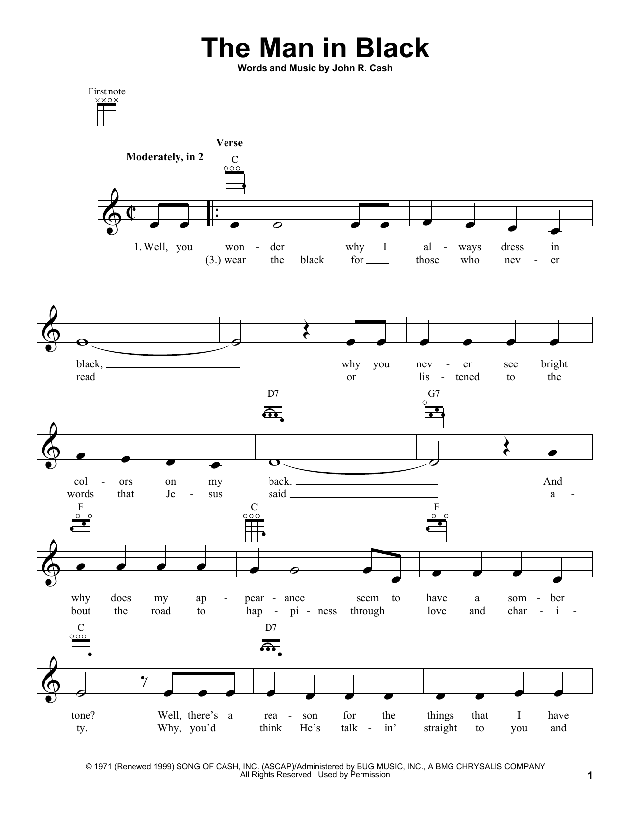 Produktbild zu:  The Man In Black - Johnny Cash