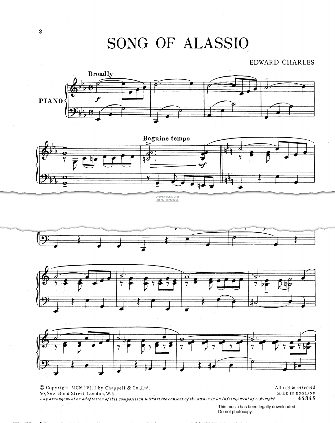 Produktbild zu: Song Of Alassio