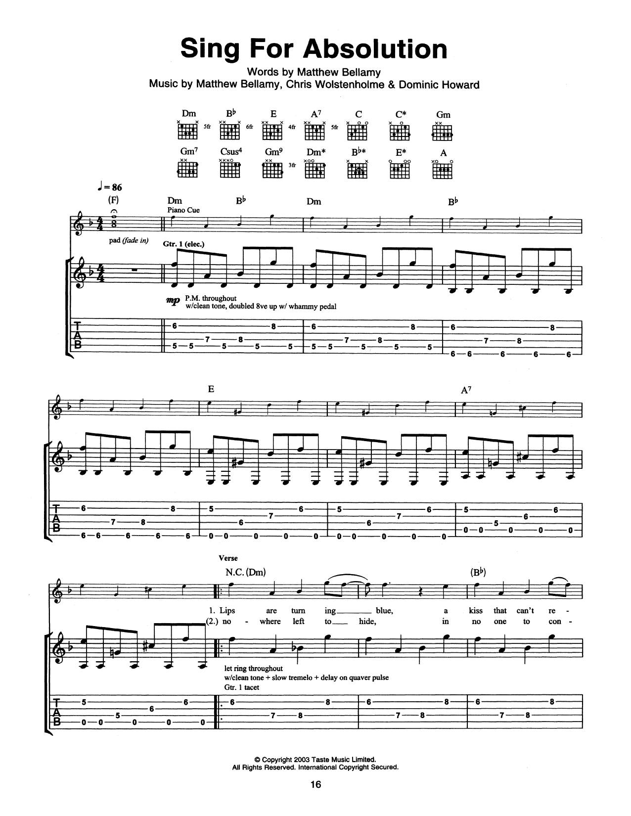 Product picture to:  Sing For Absolution - Muse