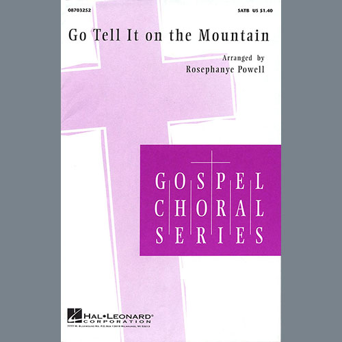 Product picture to: Go, Tell It On The Mountain (arr. Rosephanye Powell)