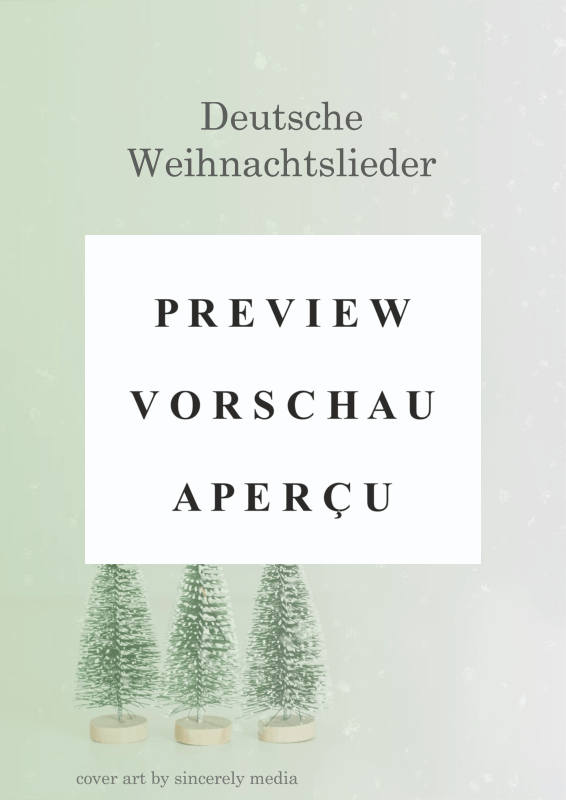 gallery: Deutsche Weihnachtslieder, , 15 Duette für 2 Posaunen oder Instrumente in C Bassschlüssel