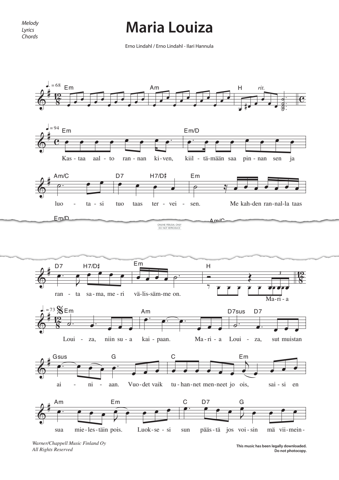 Product gallery: Page 1 of 1 Maria Louiza, Ernos