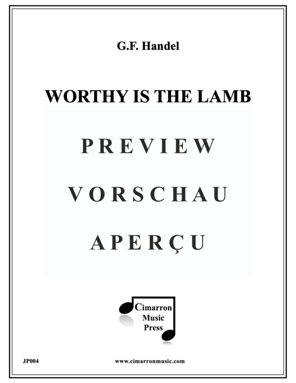 Produktgalerie: Seite 2 von 11 Worthy is the Lamb and Amen, , Blechbläser Quintett