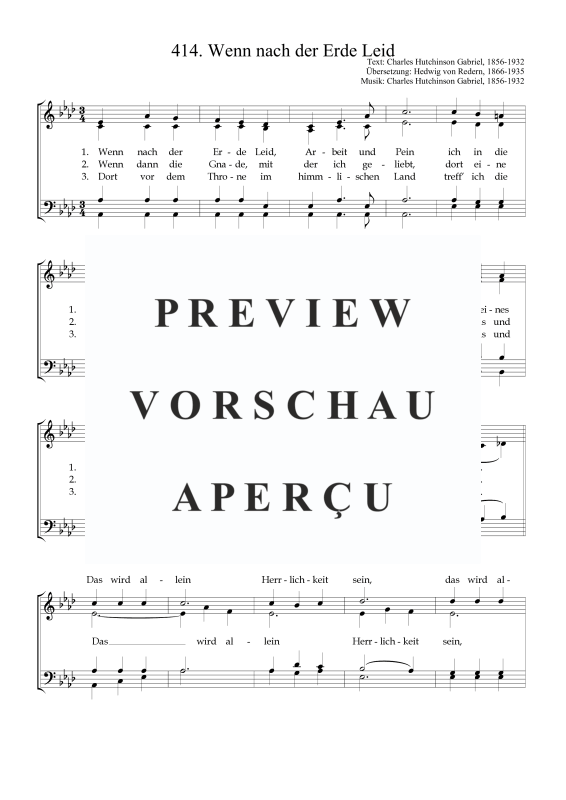 Product gallery: Page 2 of 3 Wenn nach der Erde Leid, , Mixed Chorus