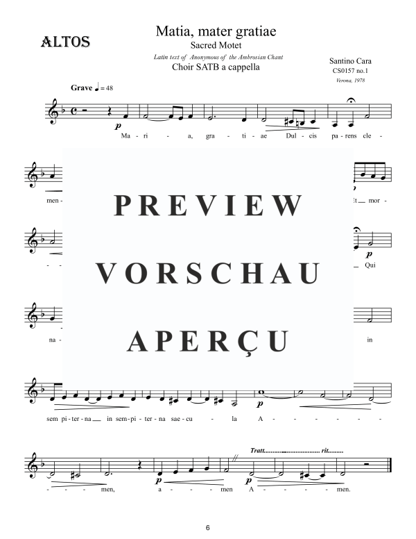 Produktgalerie: Seite 7 von 9 Maria, mater gratiae, , Gemischter Chor