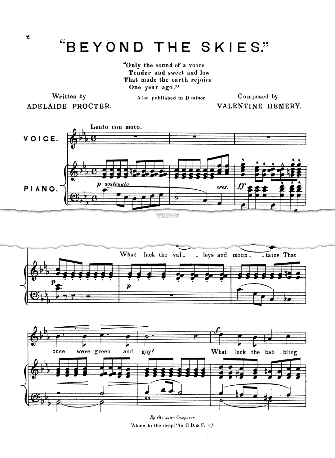 Produktgalerie: Seite 1 von 1 Beyond The Skies, Valentine Hemery, Gesang, Klavier