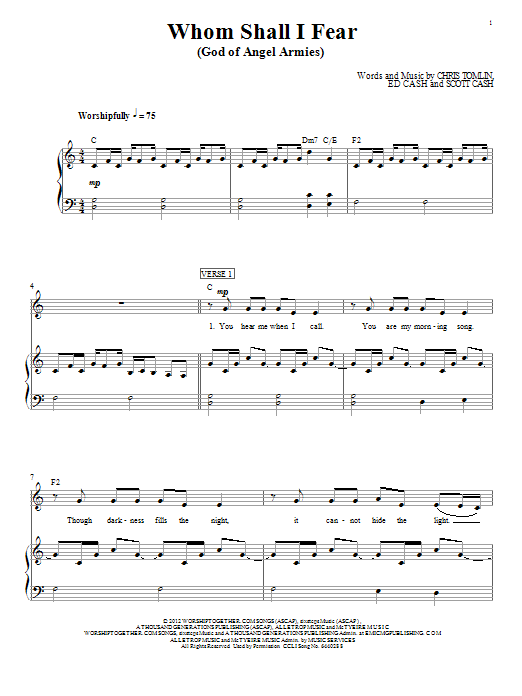 Produktbild zu: Whom Shall I Fear (God Of Angel Armies)