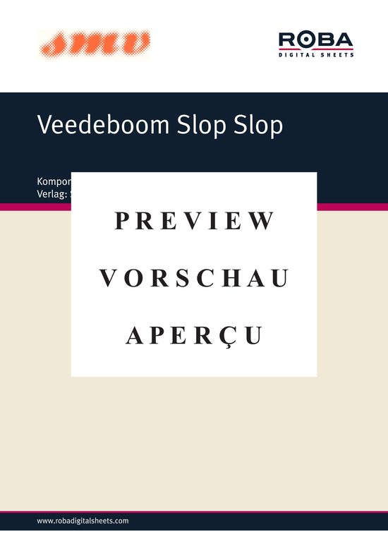 Product gallery: Page 2 of 3 Veedeboom Slop Slop , , Piano and Voice
