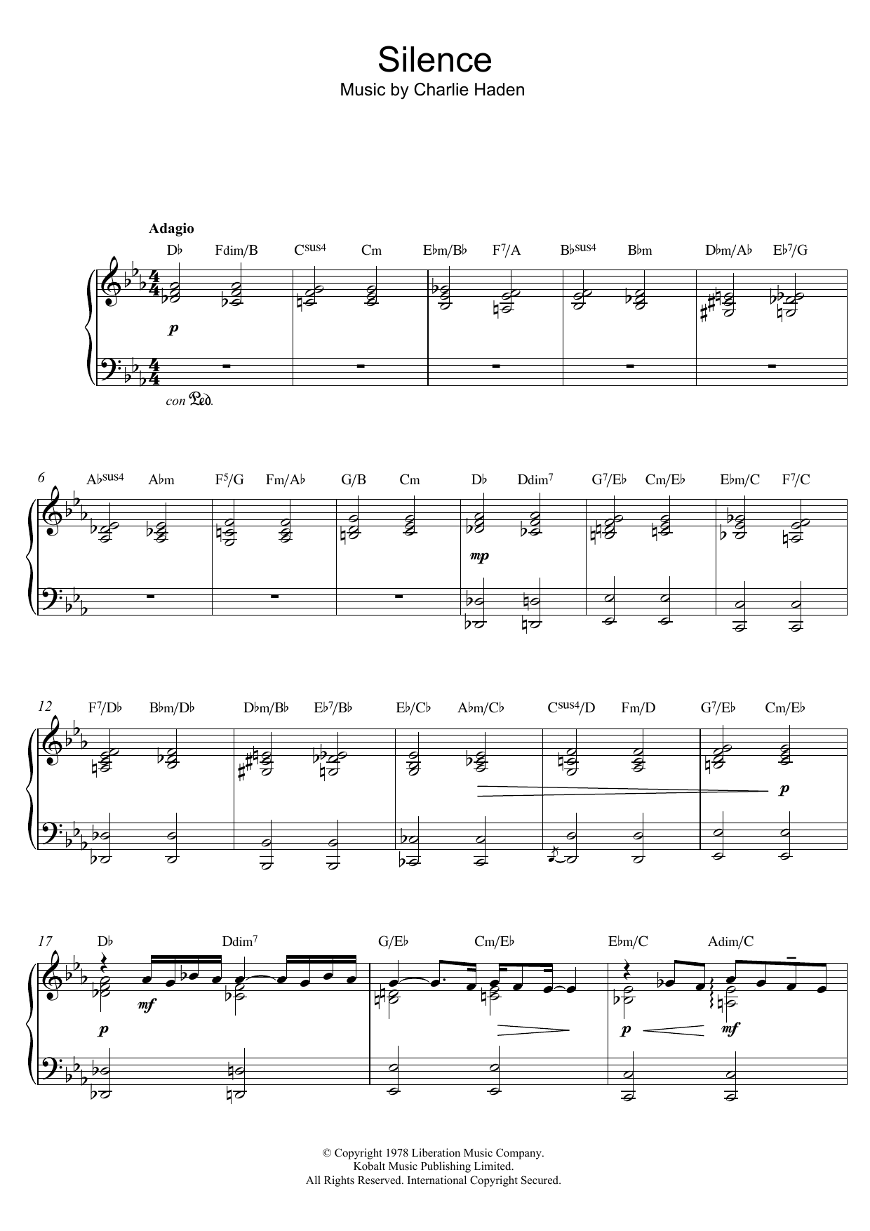Product gallery: Page 1 of 1 Silence, Michel Petrucciani