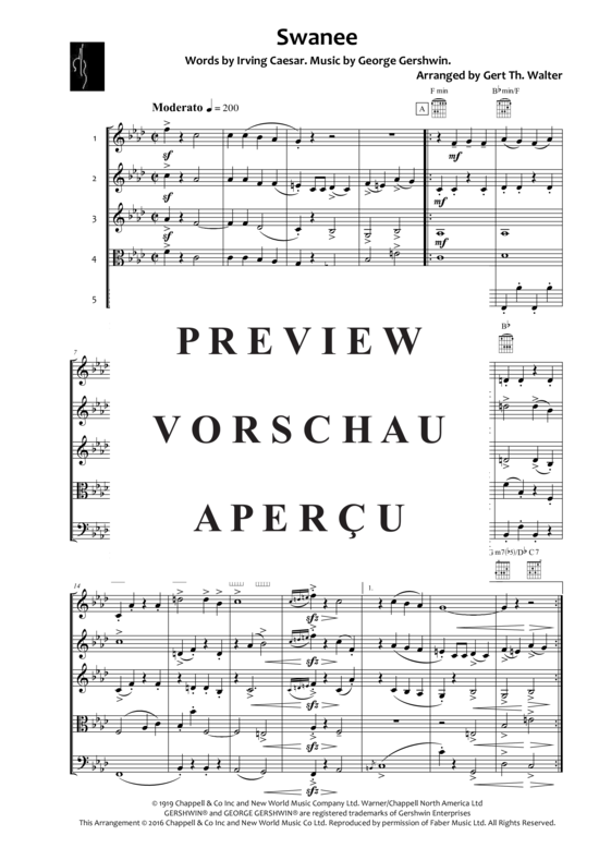 Produktgalerie: Seite 2 von 21 Swanee , , (Quintett flexible Besetzung)