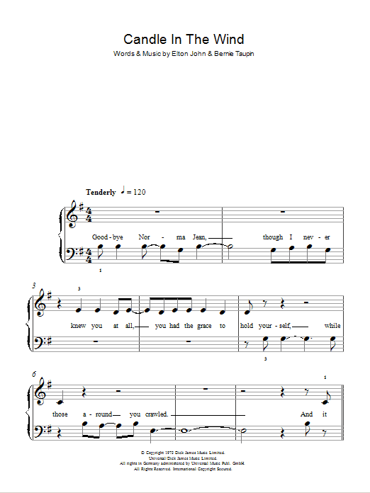Produktbild zu: Candle In The Wind