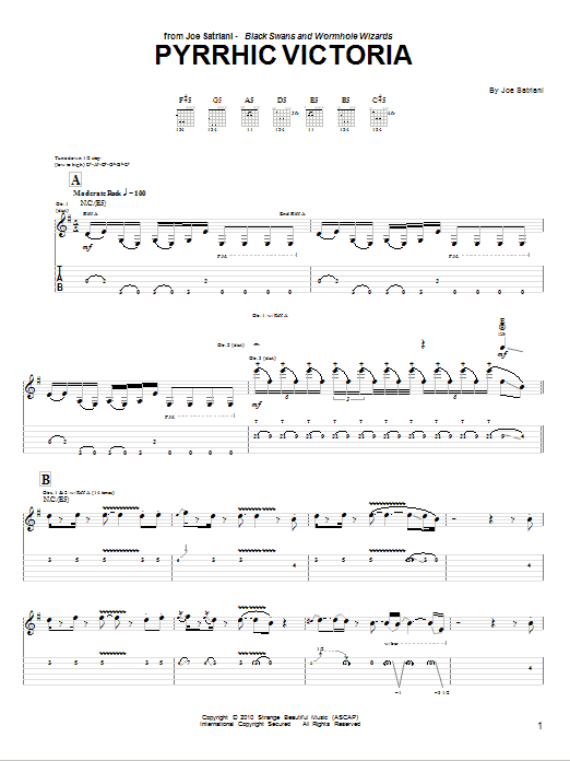 Produktgalerie: Seite 1 von 1 Pyrrhic Victoria, Joe Satriani, Gitarre