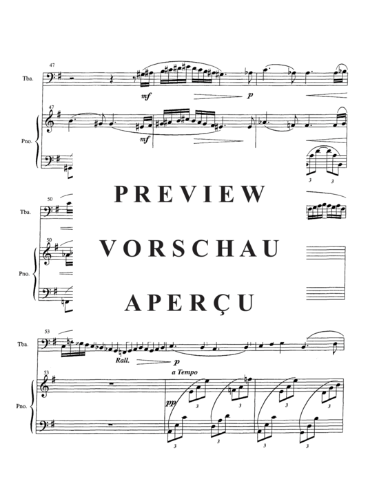 Product gallery: Page 8 of 12 Madrigal , , (tuba + piano)