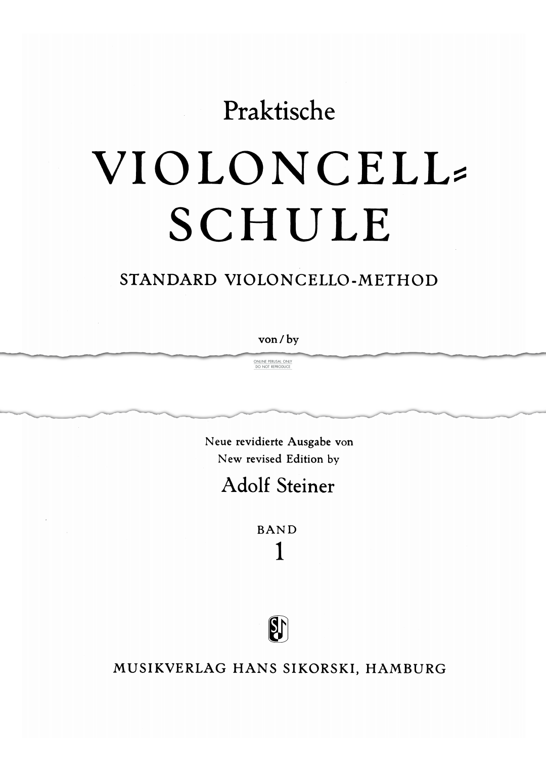 Product picture to: Practical Violoncello Tutor