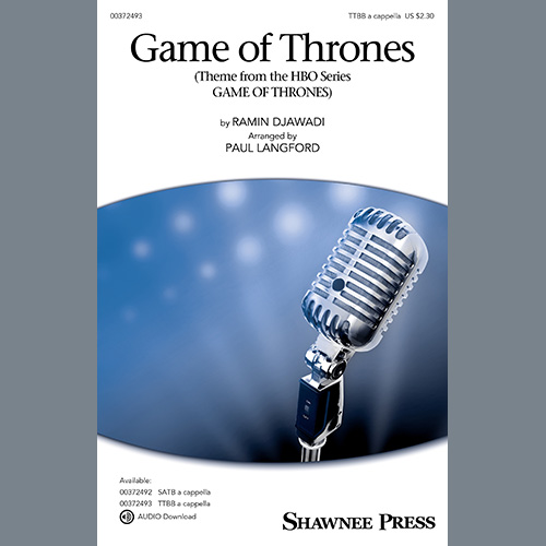 cover: Game Of Thrones (arr. Paul Langford), Ramin Djawadi, Chor