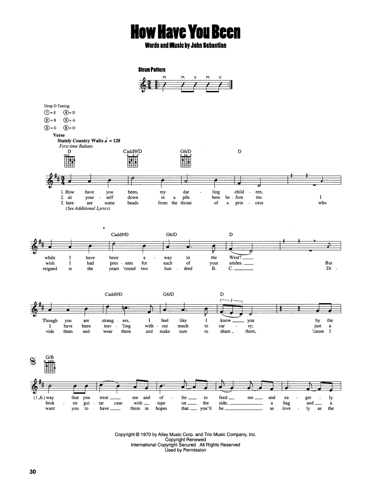 Produktgalerie: Seite 1 von 1 How Have You Been, John Sebastian, Gitarre