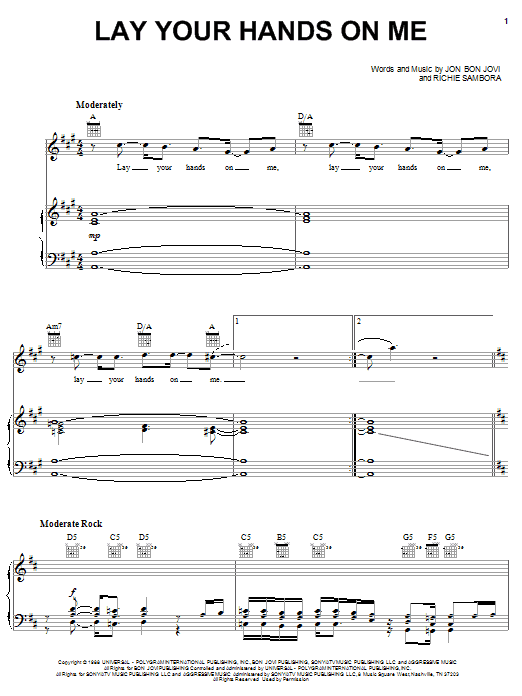 Produktbild zu: Lay Your Hands On Me