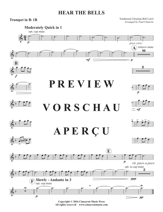 Produktgalerie: Seite 13 von 17 Hear the Bells , , (Doppeltes Blechbläserquintett)