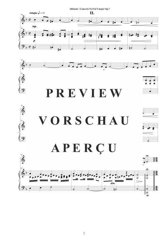 Product gallery: Page 8 of 11 Oboe Concerto No.9 in F-Dur Op.7, , Oboe and Piano/Harpsichord